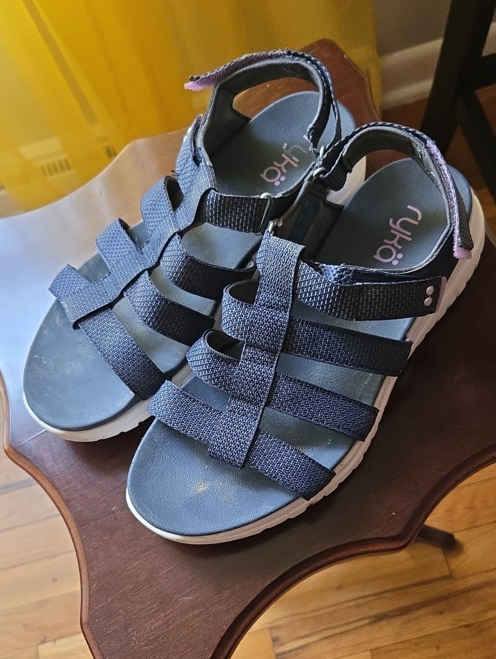 Ryka Women's Navy and White Strappy Sport Sandals💙 Pre Loved
